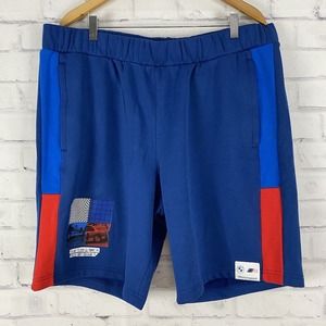 PUMA‎ Shorts Men's XXL BMW Motorsports Elastic Waist 10" Inseam Drawstring NWT